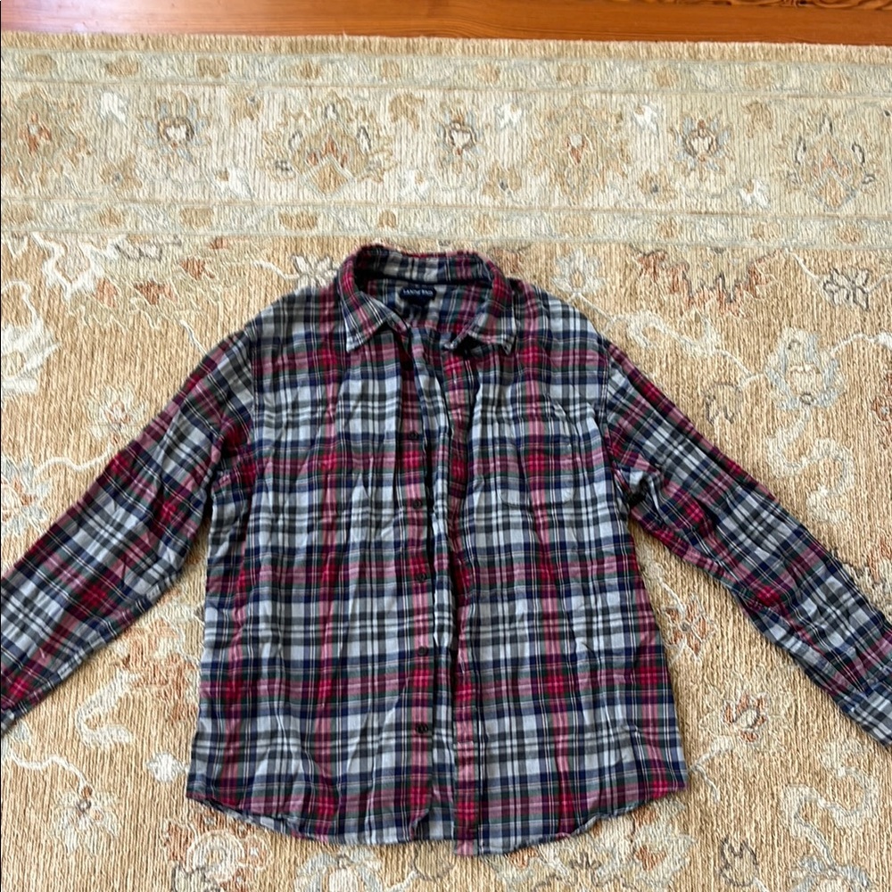 Lands End Button-Up Shirt